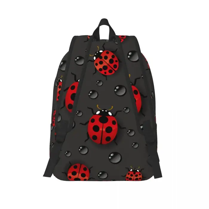 Sac à dos CÔTÉ cinelles rouges avec gouttes d'eau