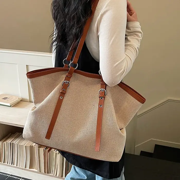 Sac fourre-tout vintage rétro grande capacité