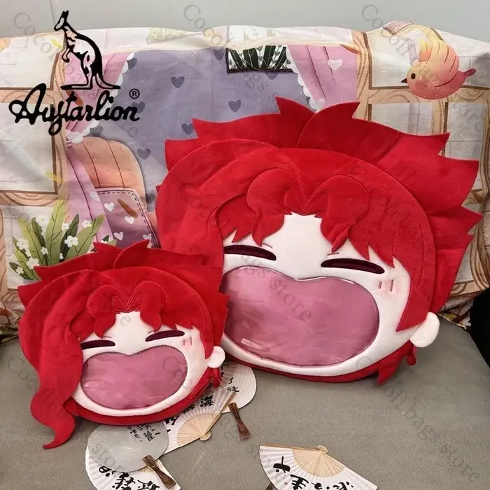 Anime JoJo's Bizarre Adventure Kakyoin Noriaki Ita sac à dos Kawaii avec poche transparente Itabag sac à dos femme sac
