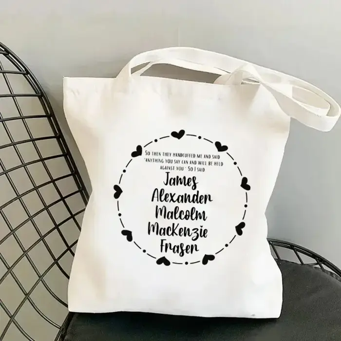 Shopper Lallybroch Outlander Kawaii sac Harajuku femmes sac à provisions toile