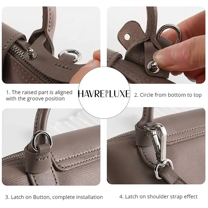 HAVREDELUXE Sangle de sac à bandoulière de remplacement en cuir