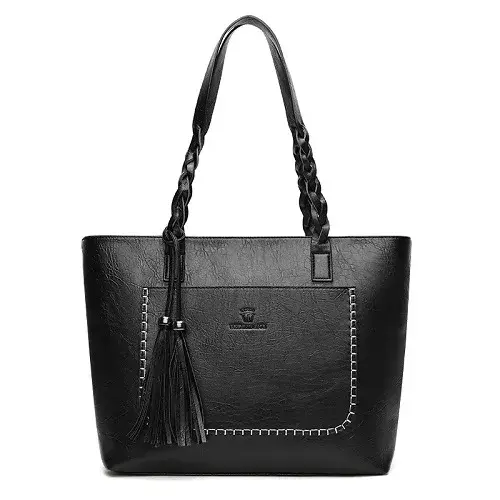 Femmes sacs de messager en cuir quotidien luxe gland sacs à main en cuir femme sac de créateur Vinta