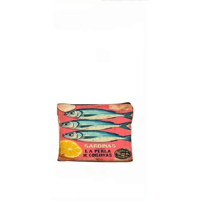Sardine citron délicatesse perles sac fourre-tout sac de plage avec trousse de maquillage sac à provisions polyvalent