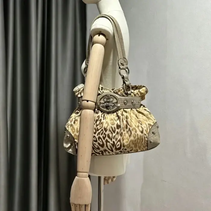 Sac à main et sac à bandoulière tendance à imprimé léopard pour femme, sac rétro grande capacité, sacs bandoulière de créateur, Bolsos Mujer