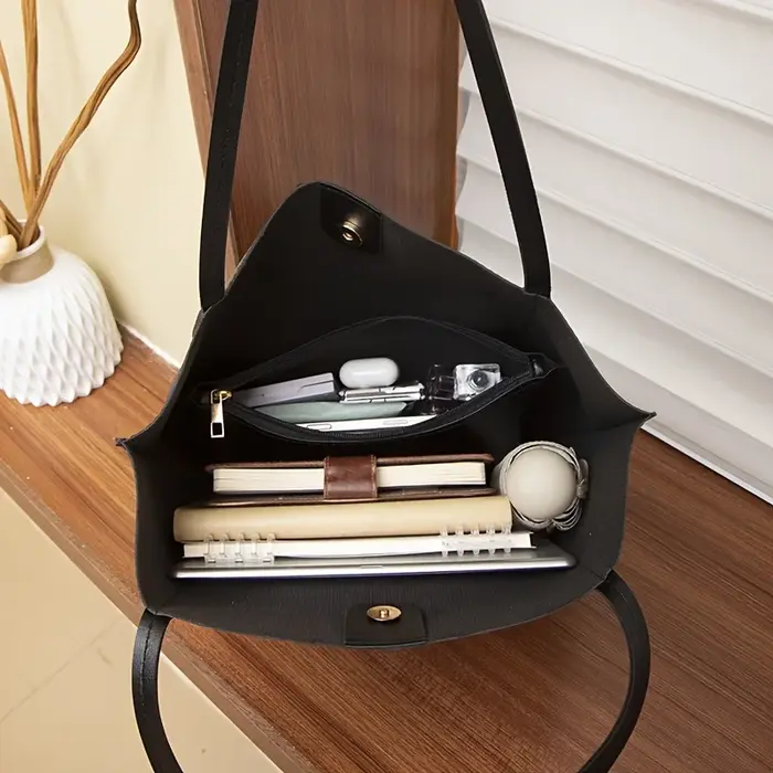 Ensemble de sacs à main noirs pour femmes