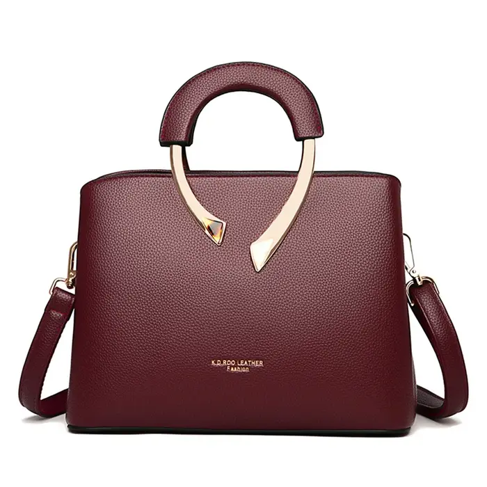 VANDERWAH véritable haute qualité en cuir Pu fourre-tout décontracté sacs à main de luxe femmes sacs