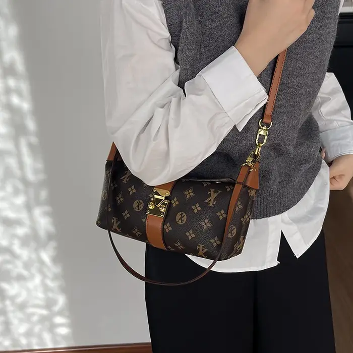 Nouvel Arrivage Sac Mini Carré Porté Épaule et Croisé Style Coréen, Porte-Monnaie avec Détail Lettre