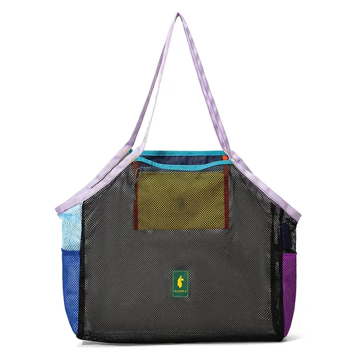 Sac fourre-tout en maille grande capacité pour adultes, idéal pour les courses quotidiennes, les sor