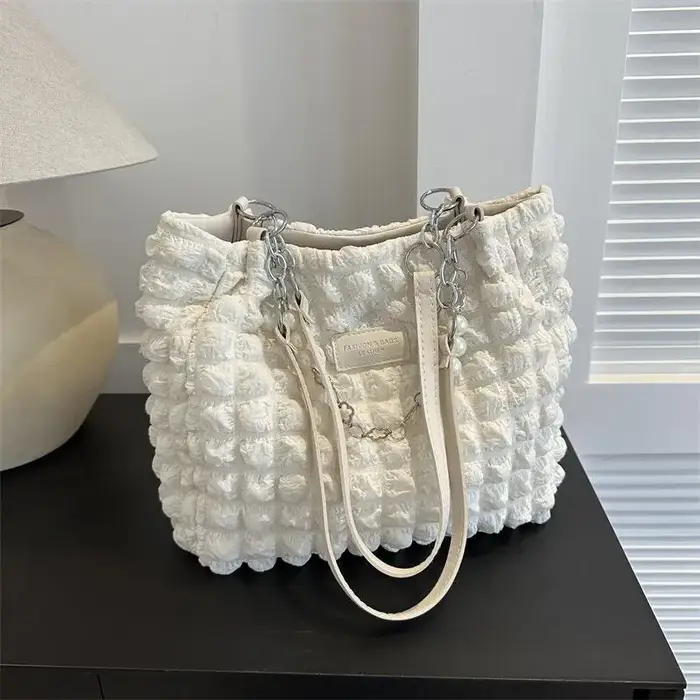 Sac fourre-tout texturé à bulles