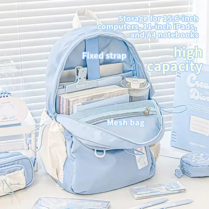 Sac à dos de Style crème pour étudiants d'apparence élevée