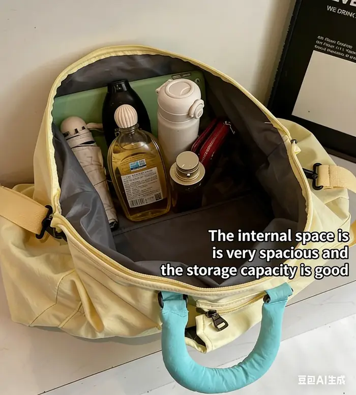 Sac de sport 36-55L pour raquettes de badminton et de tennis, sac de fitness pour femme avec séparation humide/sèche, sac de voyage à main, bandoulière et épaule unique