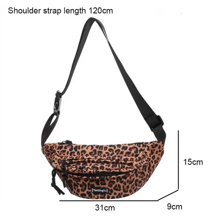 Vintage léopard imprimé Fanny Packs pour femmes mode zèbre rayure taille sac Portable femme
