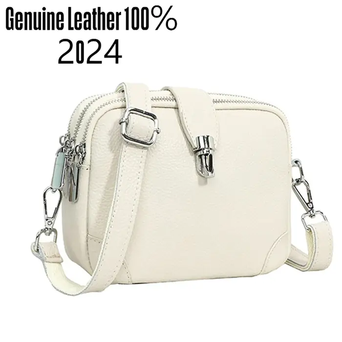 Sac à main en cuir de vachette 2024 couches pour femmes