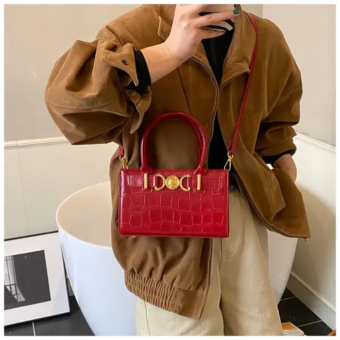 Sac à langer vintage en cuir pour femme