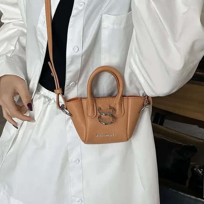 Super Mini Sac à bandoulière pour femmes mode rouge à lèvres pochette Sac seau Sac à Main porte-monnaie violet Pu cuir