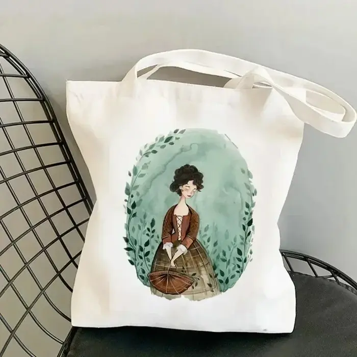 Shopper Lallybroch Outlander Kawaii sac Harajuku femmes sac à provisions toile