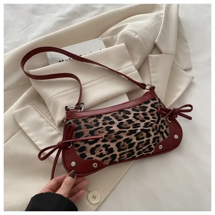 Nouveau sac à aisselles sac à bandoulière tendance pour femmes doux Double nœud sac à main dames sac rétro mode femme