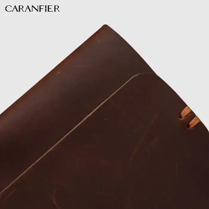 CARANFIER hommes cartes sacs Crazy Horse cuir homme Catera porte-monnaie support durable sac femmes
