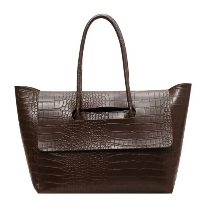 Sac à main de luxe motif Crocodile pour femmes