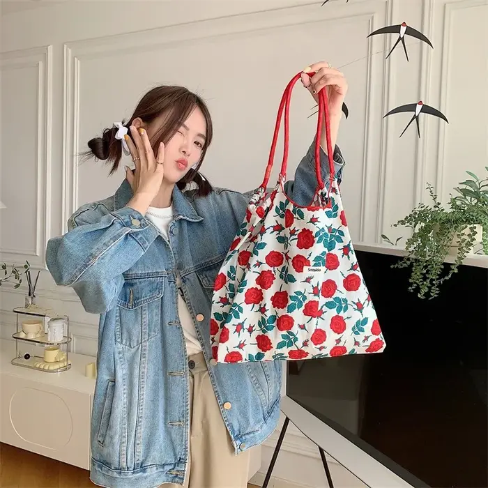 Sac de shopping à bandoulière de grande capacité pour femmes