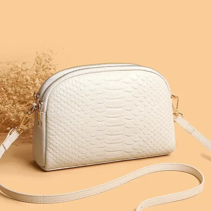 Mode 100% Sac à bandoulière en cuir véritable Simple femmes Sac à main de créateur de haute qualité