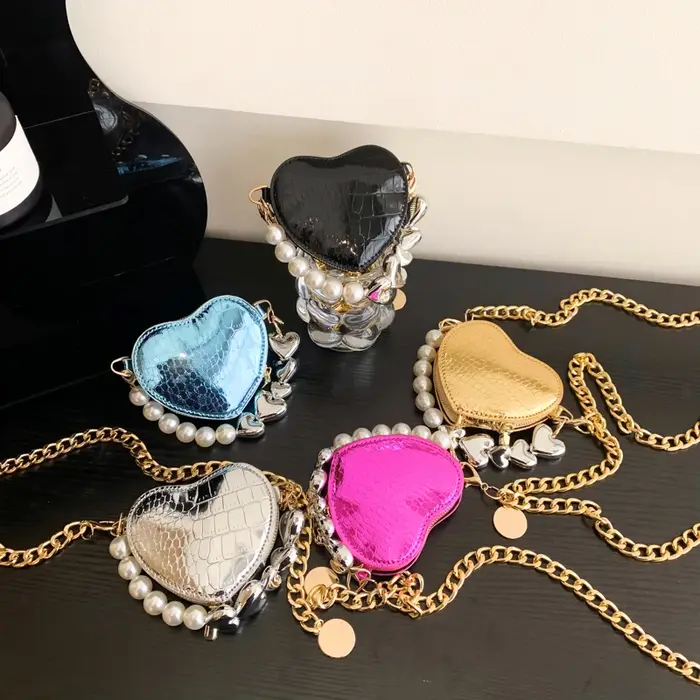 Mini sac à bandoulière en cuir PU pour femme