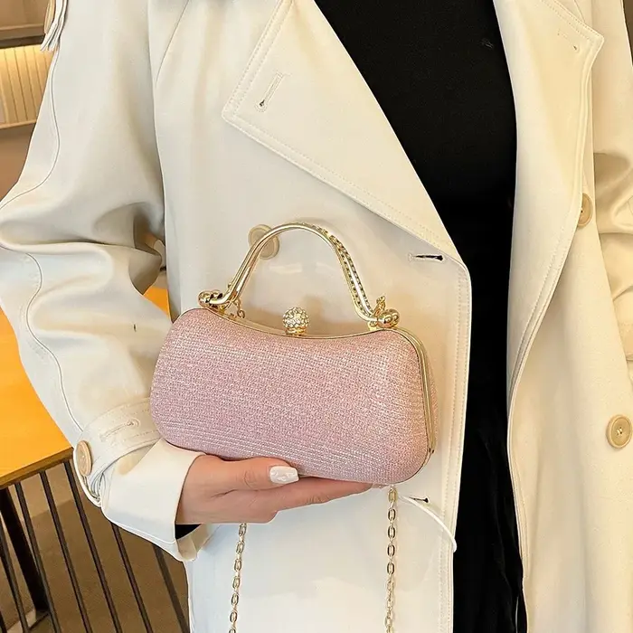 Mini sac de soirée brillant pour femmes