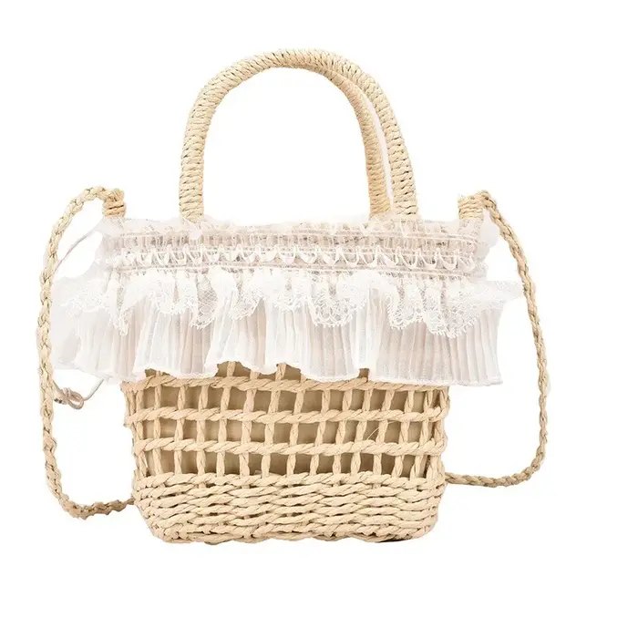 Sac bandoulière tressé élégant