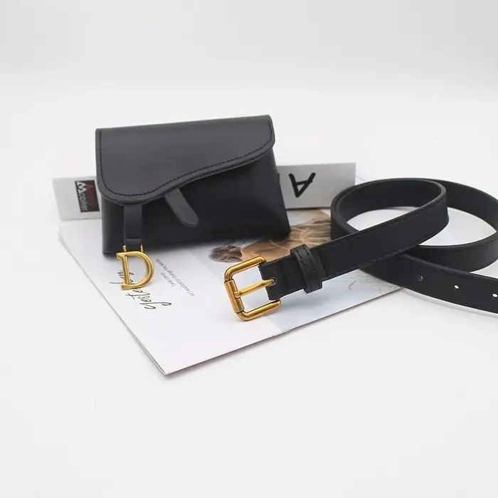 Femmes sac femme taille Fanny Pack ceinture Bum hanche ventre pour PU cuir sac à main kangourou dame banane