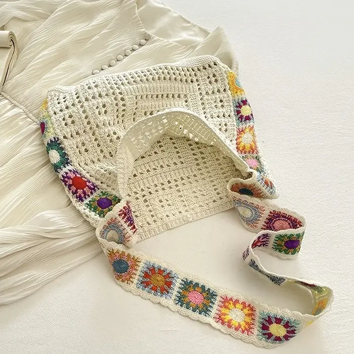 Sac à main Boho en Crochet pour femmes