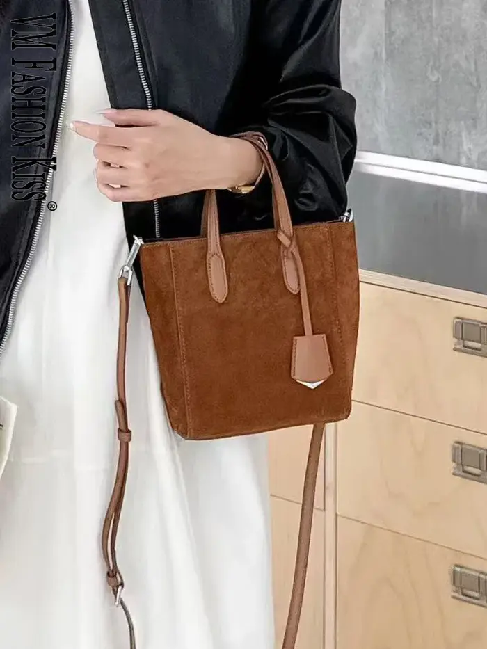 Sacs à main en daim élégants et polyvalents pour femmes