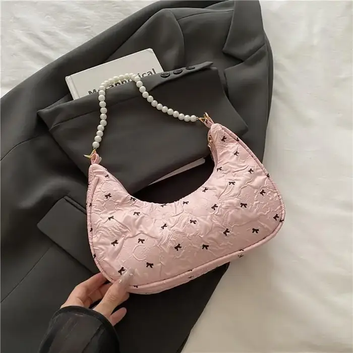 Sac à main plissé à nœud pour femme, élégant et polyvalent, idéal pour un usage quotidien