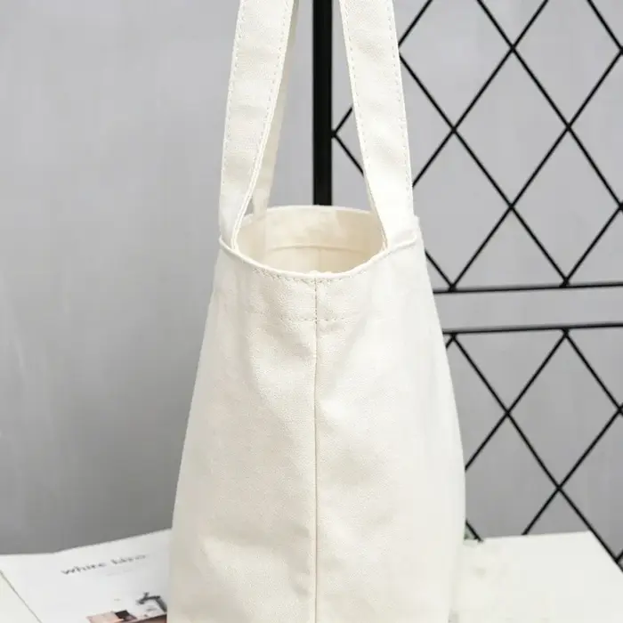 Sac fourre-tout en toile pour femme avec motif naturel