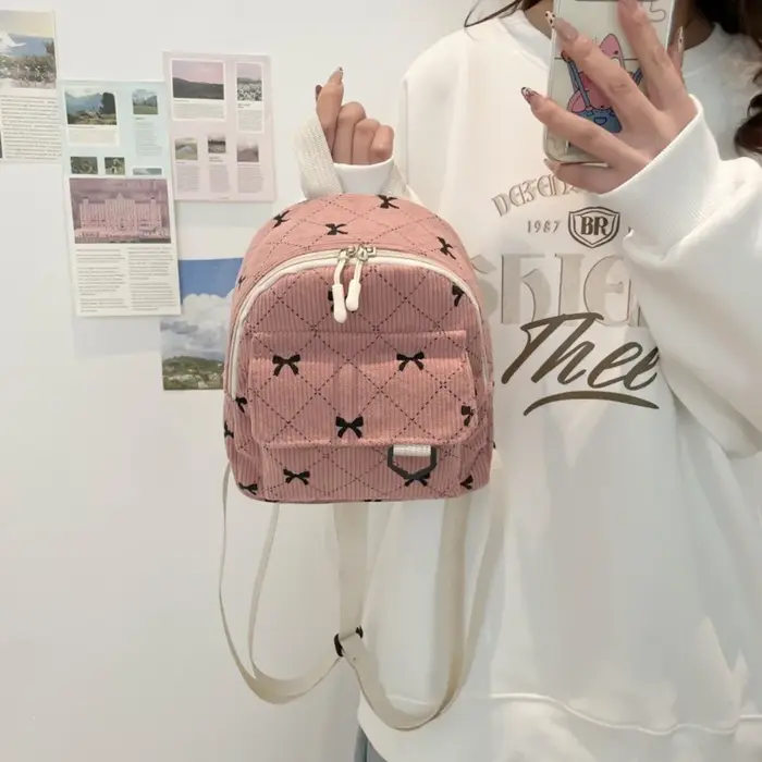 Mini sac à dos imprimé Bowvétérans t doux