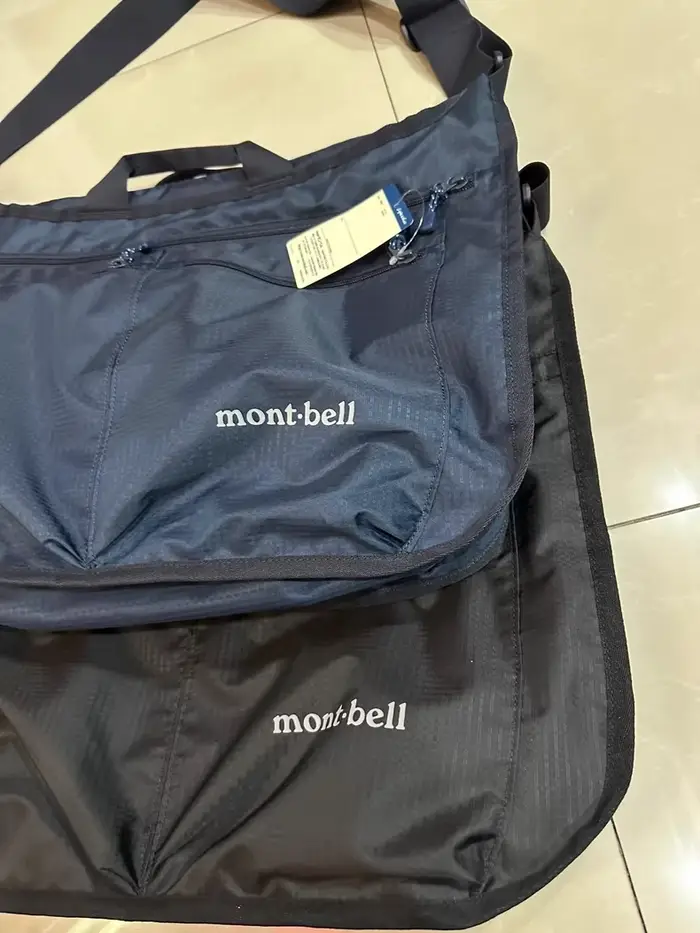 Montbell Sac de rangement d'épaule à bandoulière imperméable en nylon léger extérieur