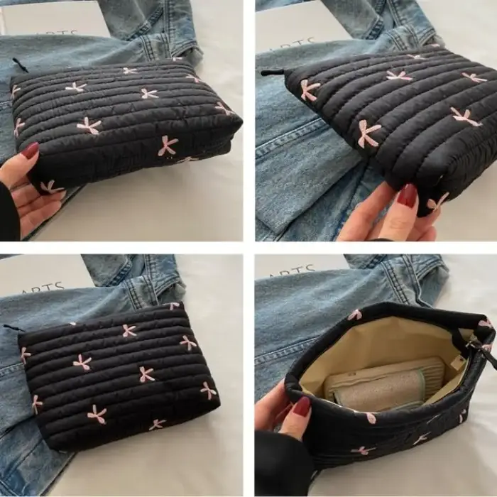 Sac à main coréen élégant avec nœud papillon