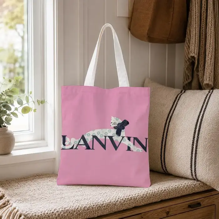 Sacs de rangement de marque L-LANVIN, sac fourre-tout en toile durable, sac à bandoulière pour femme