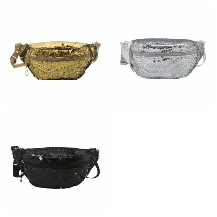 Sac banane à paillettes brillantes