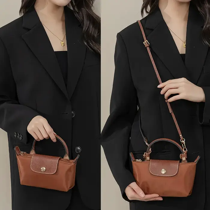 Sangle de sac à bandoulière de remplacement en cuir véritable