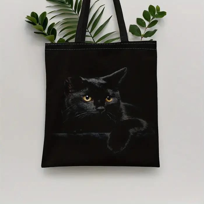 Sac à main chat noir vibrant pour femmes