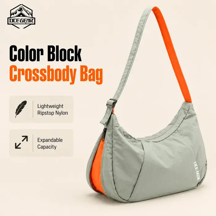 Sac à bandoulière extensible
