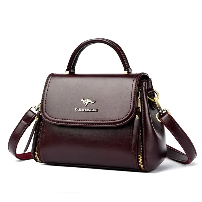 Sac à main tendance pour femme – Nouvelle collection, style simple, léger, en cuir souple, sac bando