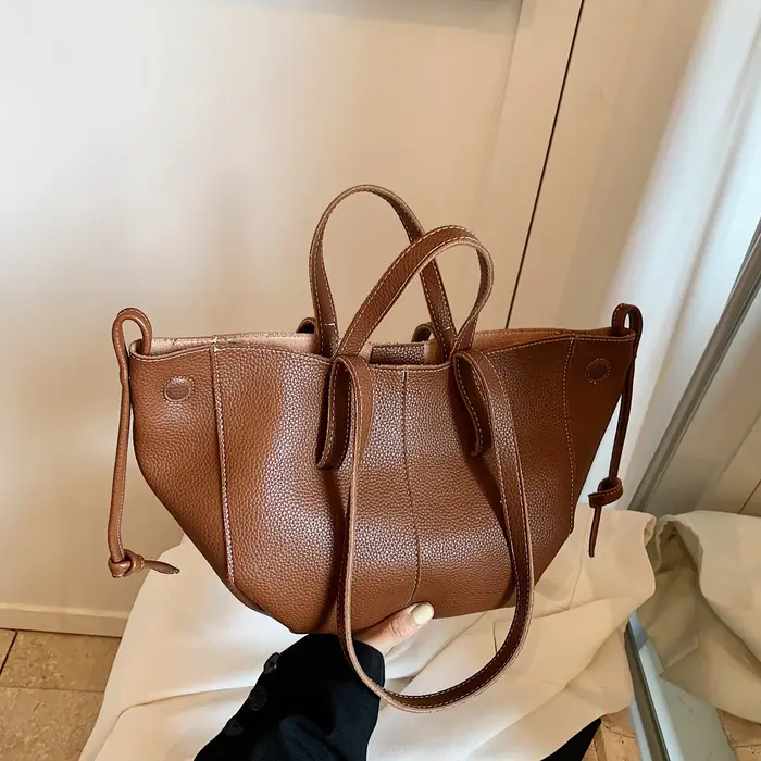 Sac fourre-tout de luxe 2025 motif litchi
