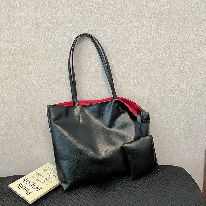 Sac fourre-tout pour femme en toile à motif argenté