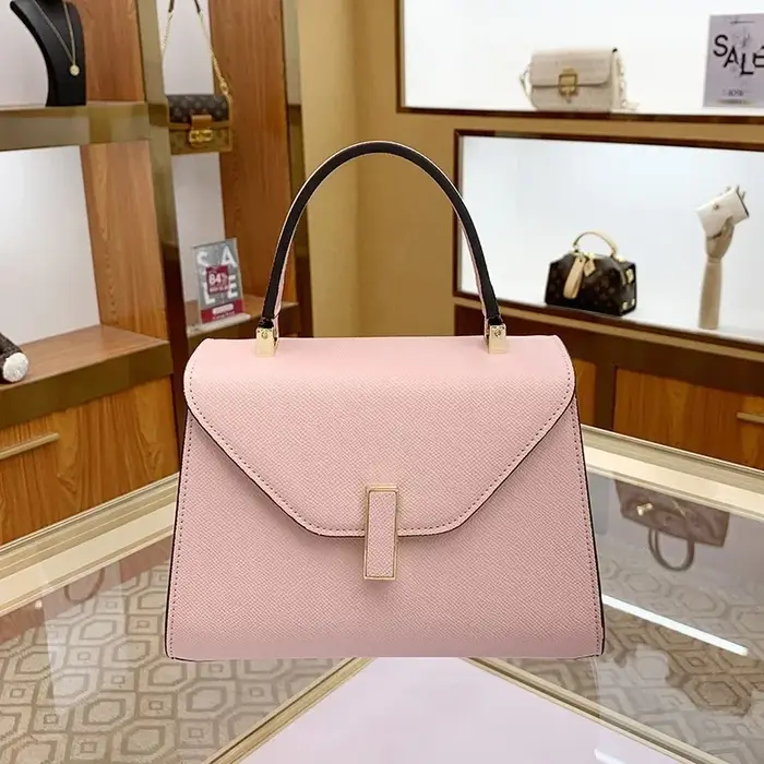 Nouveaux sacs pour femmes sacs à main de couleur unie atmosphérique sacs à main polyvalents dames dé
