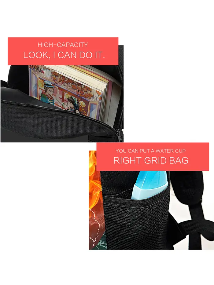 Sac à dos à motif football pour la maternelle