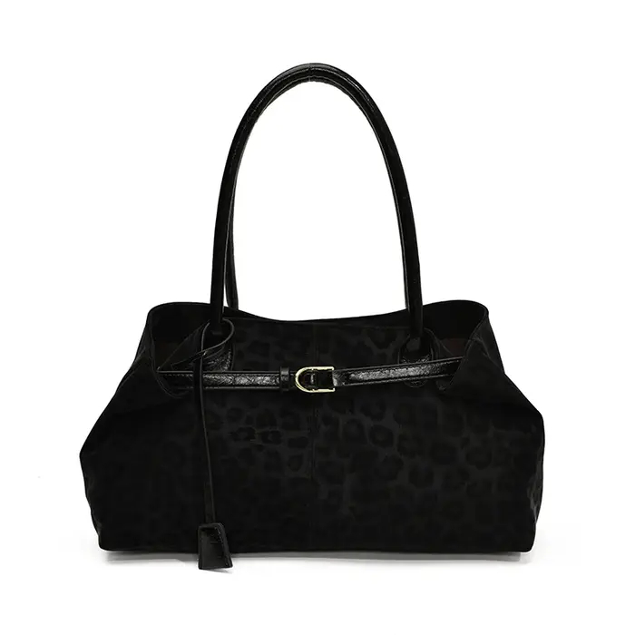 Nouveaux sacs à bandoulière en cuir PU léopard pour femmes, sacs fourre-tout de luxe de marque tenda