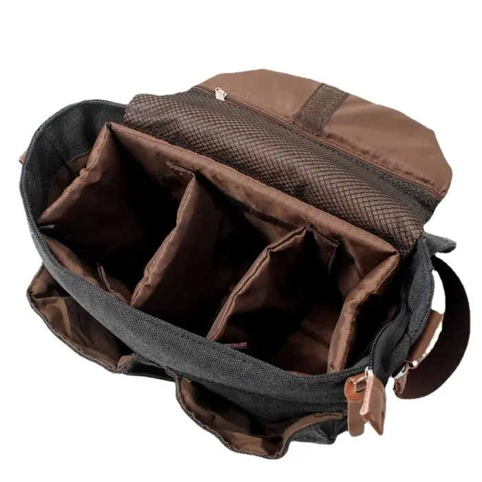 Sac en toile rétro, sac bandoulière pour homme et femme