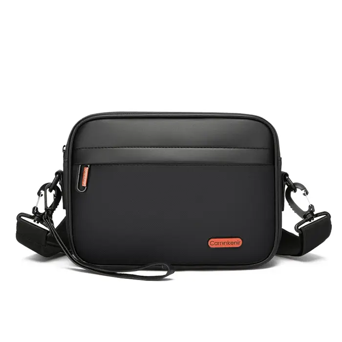 Sac à main décontracté pour homme, pochette de jour, sacoche d'affaires en cuir PU de haute qualité,