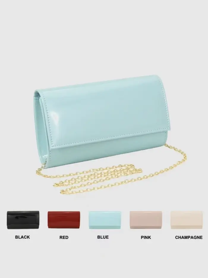Pochette de soirée en cuir PU pour femmes